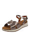 Plakton Leather Women's Flat Sandals Anatomic Plakton