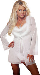 Dreamgirl Sexy Σετ με Ρόμπα White