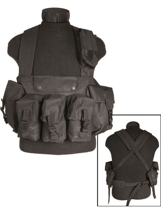 Mil-Tec Chest Rig Γιλέκο Μάχης Μαύρο