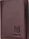 Leather Men's Wallet Classic with RFID Brown