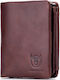 Leather Men's Wallet Classic with RFID Brown