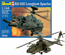 Revell AH-64D Longbow Apach Figurină de Modelism Elicopter 79 Piese la Scară 1:144