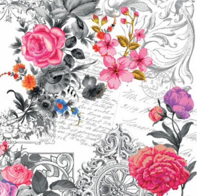 Skag Servetel Decoupage Pink
