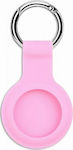 Celly Schlüsselbund-Etui für AirTag Silikon in Rosa Farbe