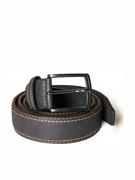 Harvey Miller 121322.155 Herren Gürtel Leder Schwarz