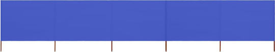 vidaXL vidaXL Stoff Panel Für Zäune In Blau Farbe 1.6x6m