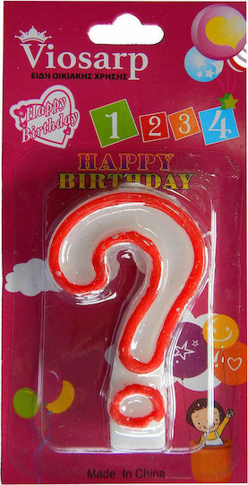 Viosarp Birthday Candle Number in Red Color VC091-10