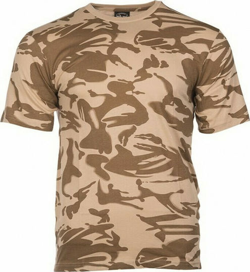 Mil-Tec Desert Camouflage T-shirt in Brown color