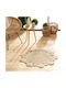 L-C Cordou Teppich Rund Sommer Korbweide Beige