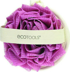 EcoTools Loofah Cleansing Pad Bath Net Sponge Pink 1pcs