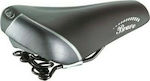 Monte Grappa Bravo Soft 115 Black Bicycle Saddle Black