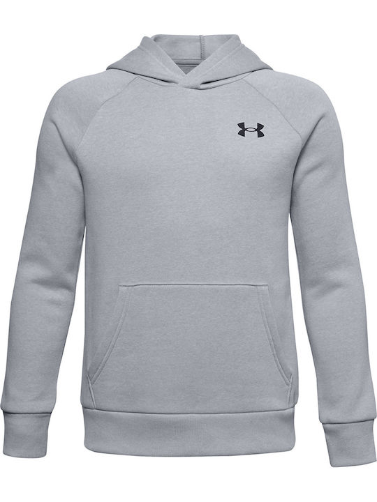 Under Armour Kids Fleece Sweatshirt with Hood and Pocket Gray Y Rival