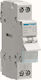 Hager Μονοπολικός Διακόπτης Ράγας 1NO+1NC 230V 25A