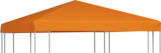 vidaXL Square Cover for Kiosk Orange with PVC Coating 3x3m 310gr/m²