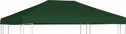 vidaXL Κάλυμμα για Κιόσκι 310gr/m² Πράσινο με Ε...
