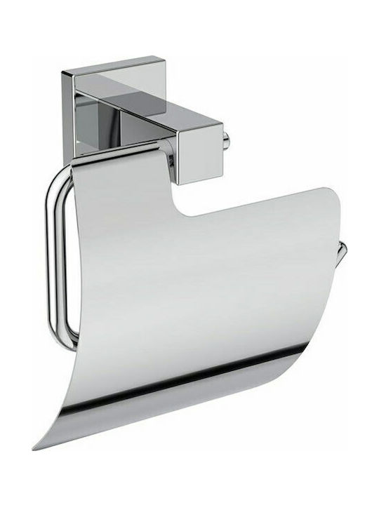 Ideal Standard Iom Square Wall-mounted Paper Holder Inox Silver