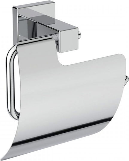 Ideal Standard Iom Square Επιτοίχια Χαρτοθήκη Inox Ασημί