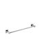 Ideal Standard Iom Square Ράγα Μπάνιου Μονή Επιτοίχια με Βίδες Inox Ασημί