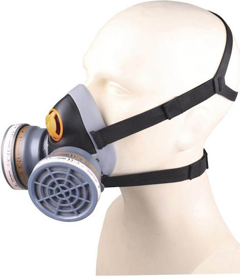 Delta Plus M6400 Spray Kit Sicherheitsmaske Halbes Gesicht für Ersetzbar Filter