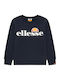 Ellesse Kids Fleece Sweatshirt Blue Suprios