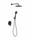 Viospiral Viospiral Shower Column with Bathtub Mixer Black
