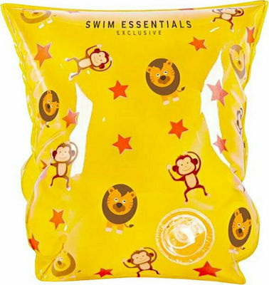 Swim Essentials Animals Μπρατσάκια Κολύμβησης για 1-2 ετών 14x17εκ. Κίτρινα