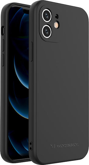Wozinsky Color Задна корица Силикон Черен (iPhone 12 / 12 Pro)