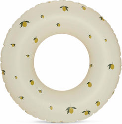 Konges Slojd Lemon Kids' Swim Ring with Diameter 52cm. for 3-6 Years Old White Lemon KS2403