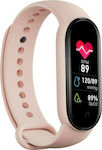 M6 Smart Band mit Pulsmesser Rosa