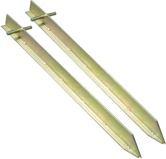 High Peak Steel Tent T Peg Pegs for Tent Camping Set 2 Pieces 2cm