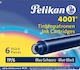 Pelikan 4001 6 Пълнители За Химикалки Черни