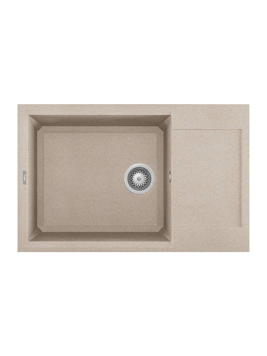 Elleci Easy 310 Granitek LGY31051 Drop-In Spüle...