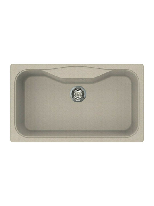 Elleci Fox 360 Granitek LGF36051 Drop-In Sink S...