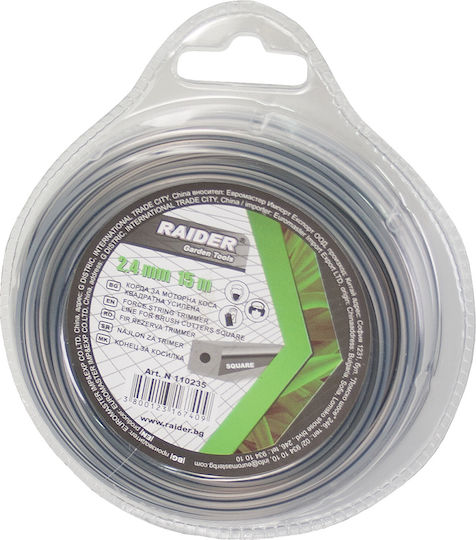 Raider Square Brush Cutter Trimmer Line 3.5mm 8m 110283