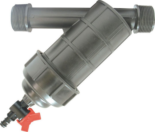 Palaplast 3385/0084 Inline-Filter Spezial mit Vanille 1 1/4" Sieb 80 Mesh Schwarz