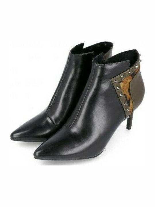 Menbur Bootie Black/Olive 020889 79