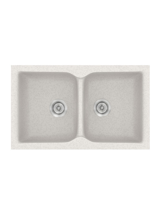 Sanitec Classic Undermount Sink Synthetic Grani...