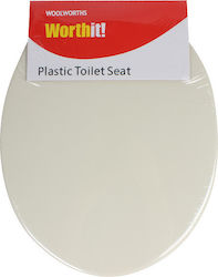 Keskor Plastic Toilet Seat Beige 41cm Keskor Plastic Toilet Seat Beige 41cm