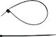 Eval Cable Ties Plastic 200mm x 7.6mm in Black Colour (1 piece)