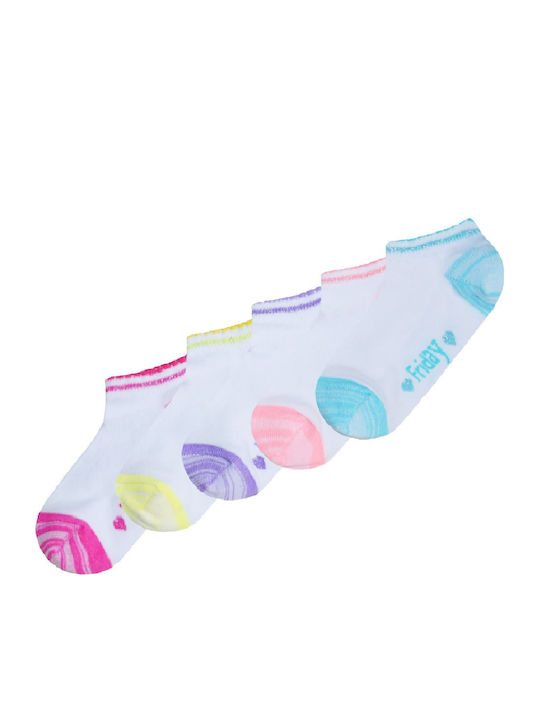 Energiers Kids' Ankle Socks White 6 Pairs