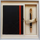 Parker Duofold Acrylic Desk Set with Notebook and Pen Laque Black 2 Pieces