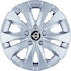 Jestic Car Hubcap Set Storm X with Volvo Emblem 16" 4pcs Silver