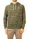 Abercrombie & Fitch Men's Sweatshirt with Hood and Pockets Green