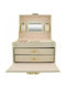 Cb cases Jewellery Box with Drawer & Mirror 17.5x13.8x17.5cm