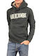 Abercrombie & Fitch Men's Sweatshirt with Hood and Pockets Gray