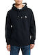 Abercrombie & Fitch Men's Sweatshirt with Hood and Pockets Navy Blue