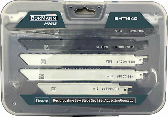 Bormann Pro BHT1640 Jig Saw Blade Spathosega 18pcs 035503