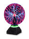Decorative Lamp Plasma Ball Black