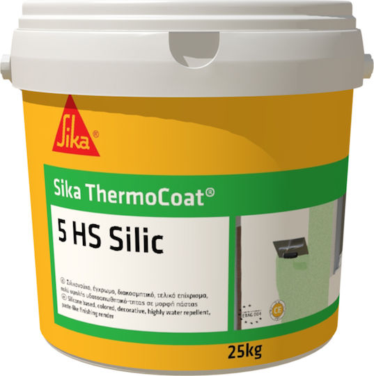 Sika Thermocoat 5 Hs Silic Medium White Water Repellent 639312 25kg