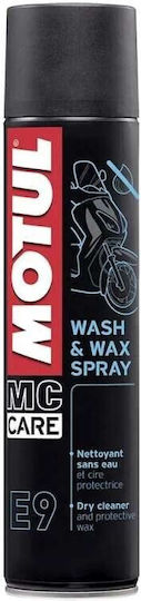 Motul Wash & Wax Polish MC Care E9 Καθαριστικό & Γυαλιστικό Κερί Μοτοσυκλέτας 400ml